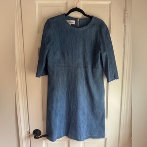 Sara Campbell Classic Denim Blue 3/4 Sleeve Dress